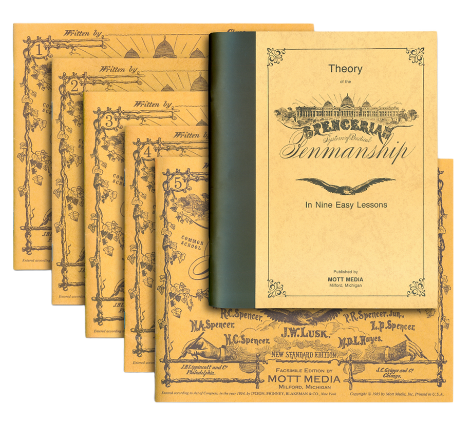 Spencerian Penmanship Set (six books)-TIA