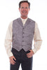 Men's Victorian Vintage Style Silk Vest-RW344