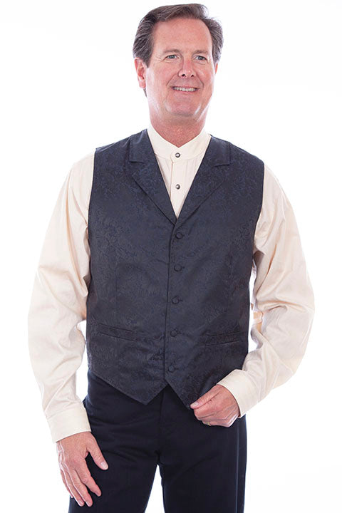 Men's Old West Classic Notched Lapel Vest-RW345