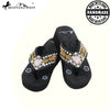 BD15A-S002 Aztec Hand Beaded Collection Flip Flops BY CASE