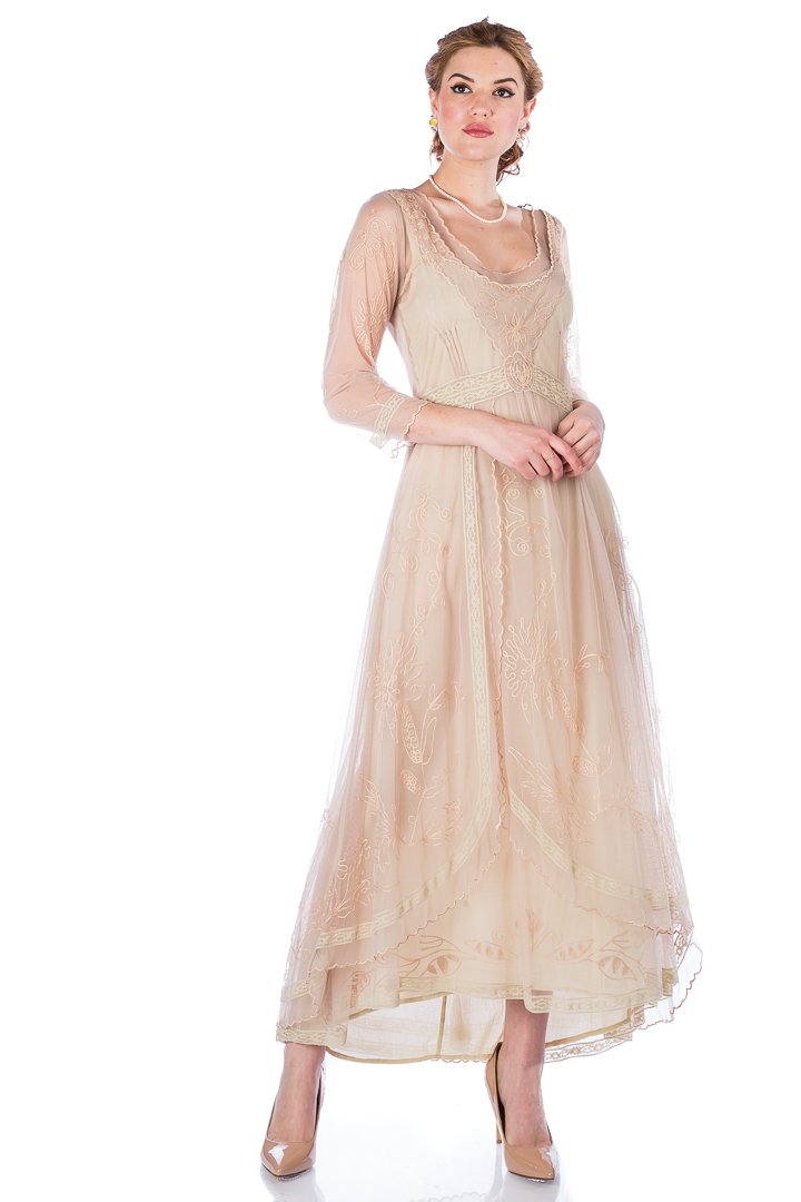 vintage ivory dresses Florence Dress