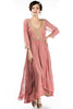 Downton Abbey Nataya Inspired Vintage Dress in Pink Beige