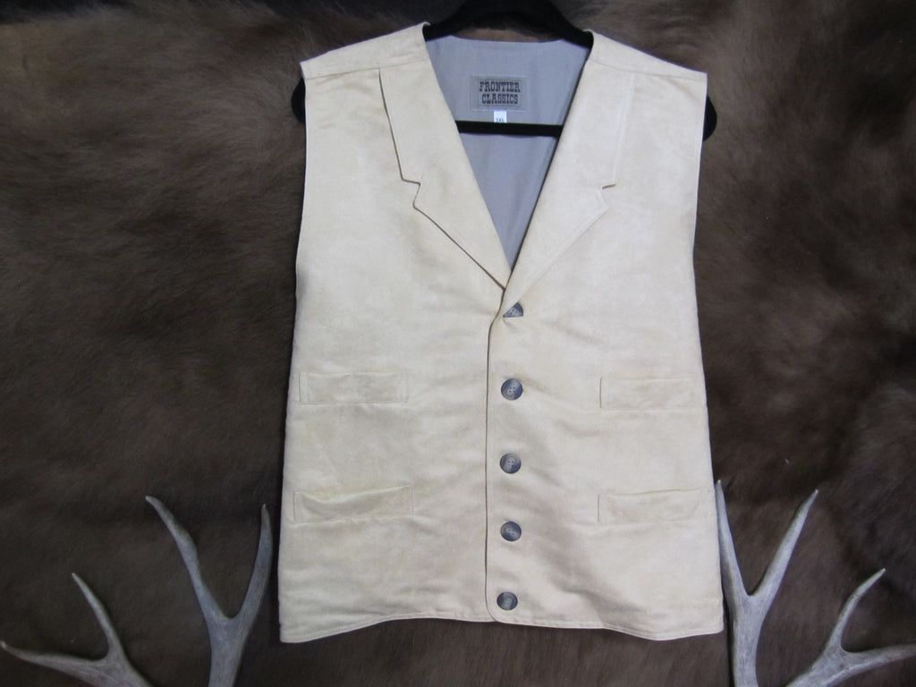 Frontier Classics Miles City Suede Old West Vest-3XL