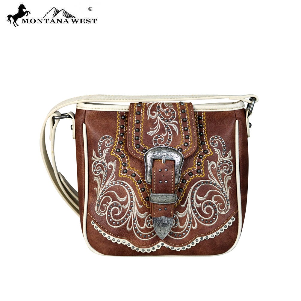 MW657-8360 Montana West Buckle Collection Crossbody