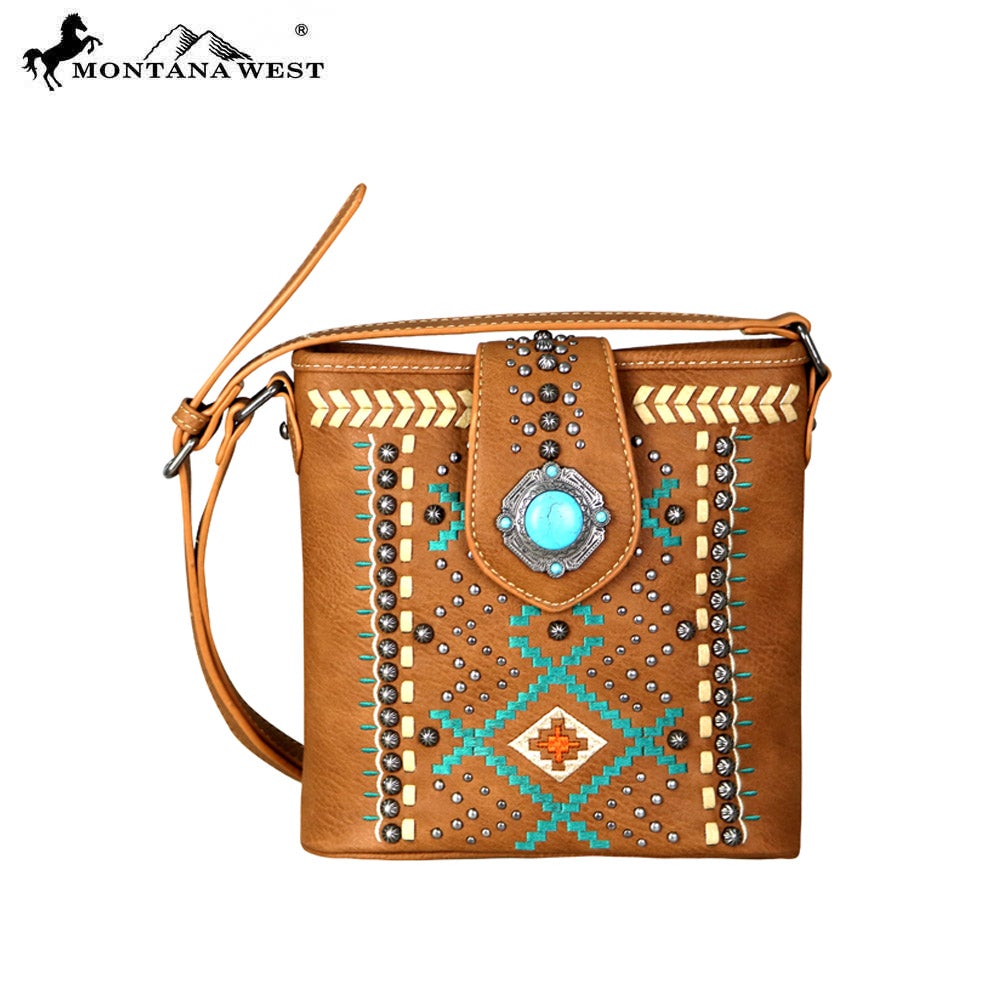 MW690-8360 Montana West Aztec Collection Crossbody