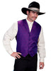 Men's Purple Western Wedding Vest