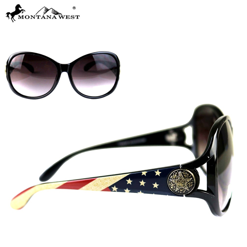 SGS-US05 Montana West American Pride Collection Western Woman Sunglasses By Pair