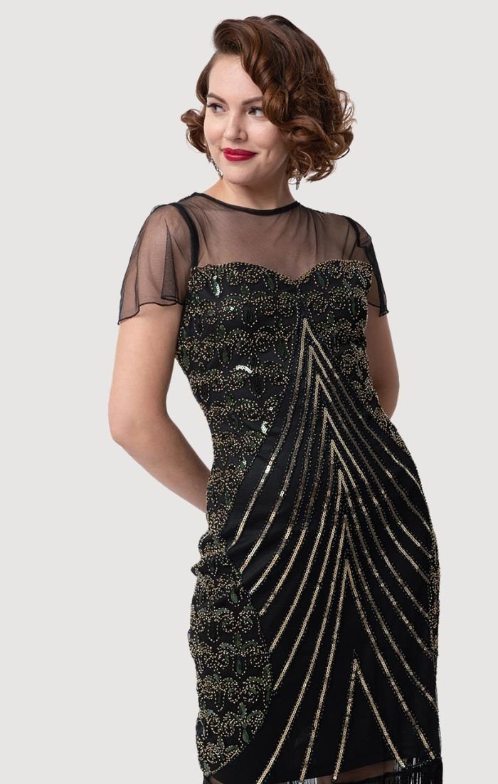 vintage inspired sequin dress Shop Sequined Dresses | Retro Fashion