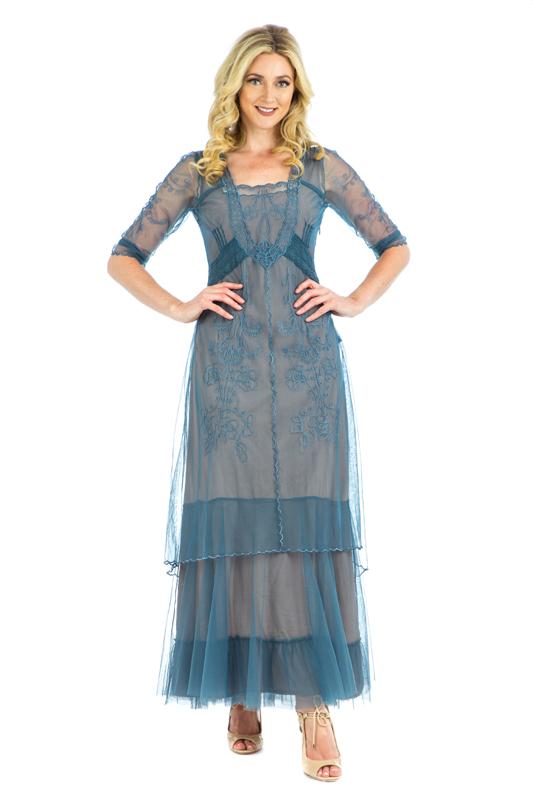 Nataya Victorian Vintage Inspired Dress-CL201 - Blanche's Place