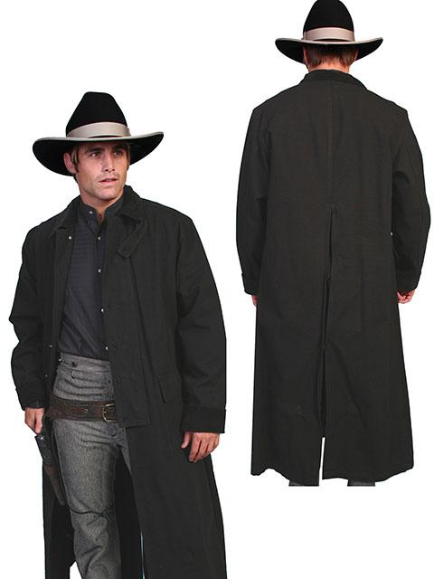 Mens Wahmaker Old West Cowboy Canvas Duster-RW107 - Blanche's Place