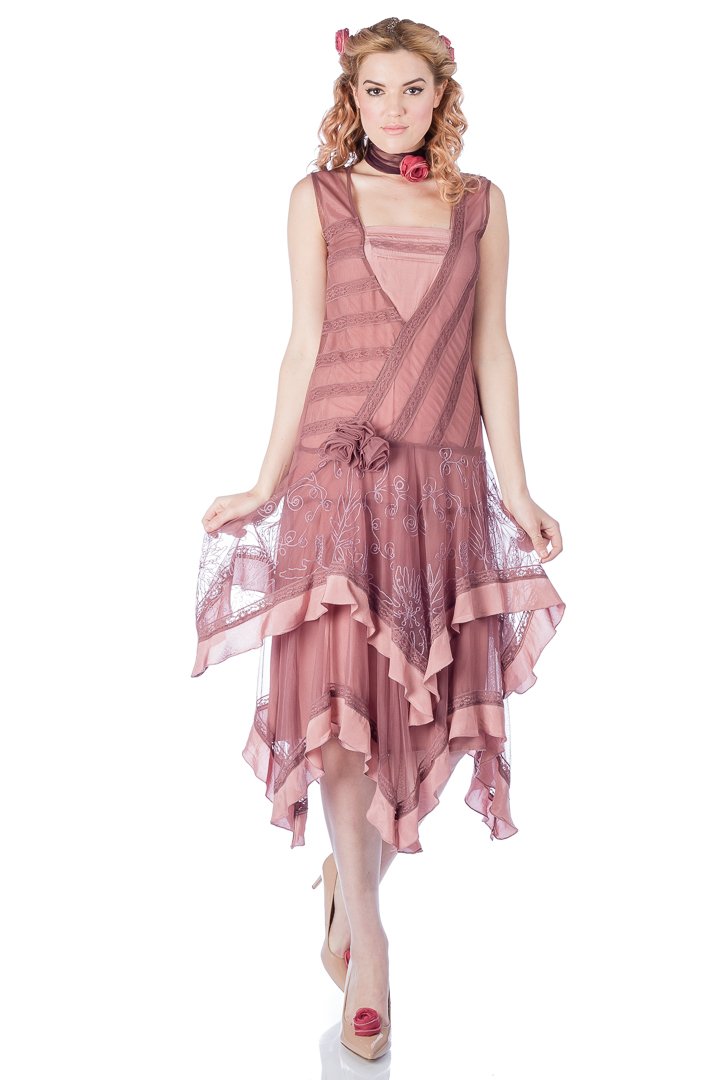 Nataya Vintage Inspired 1920 Downton Abbey Dress-40819 - Blanche's Place