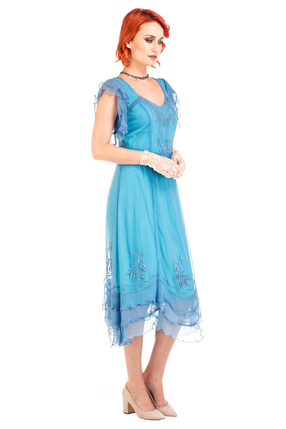 Nataya Vintage Inspired Special Occasion Dress-al284 - Blanche's Place