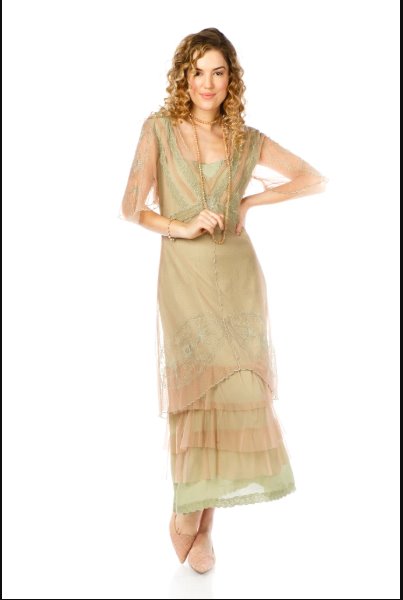 Timeless Edwardian Vintage Inspired Nataya Dress-40827