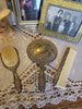 Vintage Victorian Silver Plate Vanity Dresser Set-TIA
