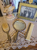 Vintage Victorian Silver Plate Vanity Dresser Set-TIA