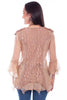 Sundown Lace and Ruffle Honey Creek Blouse-HC752