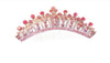 Pink and Red Rhinestone Crystal Tiara Princess Quinceanera Crown