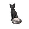 Black Cat T Light Candle Holder Alchemy Gothic