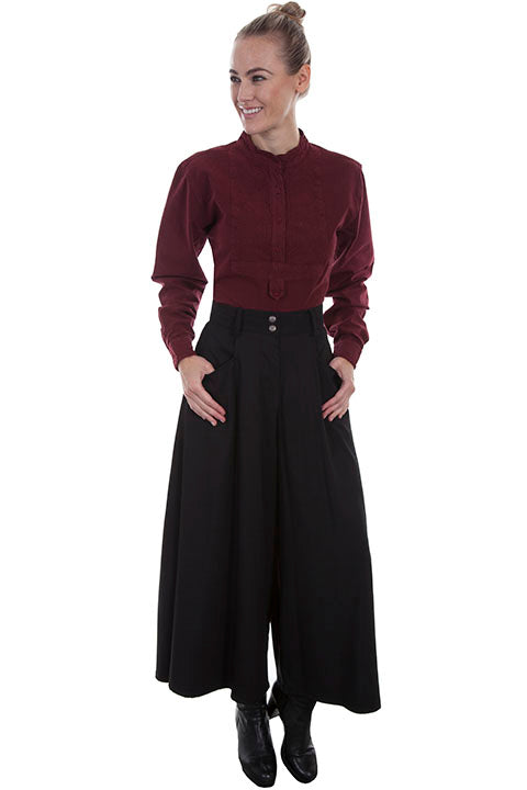 Ladies Black Riding Skirt-Size Large-rw5031A