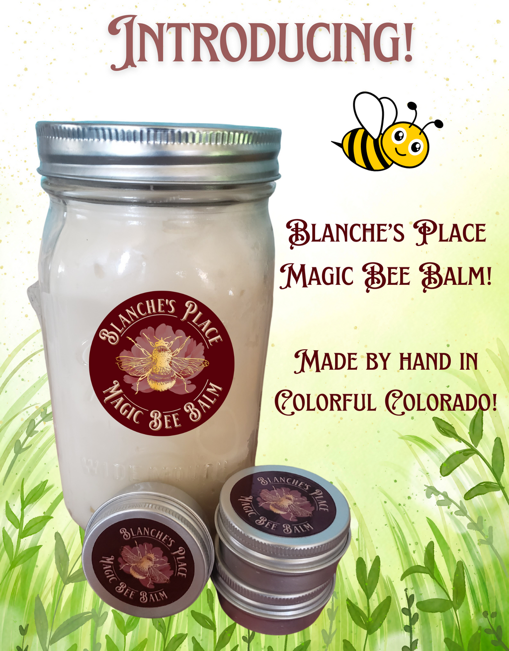Blanche's 100% Natural Magic Bee Balm! Lavender Infused