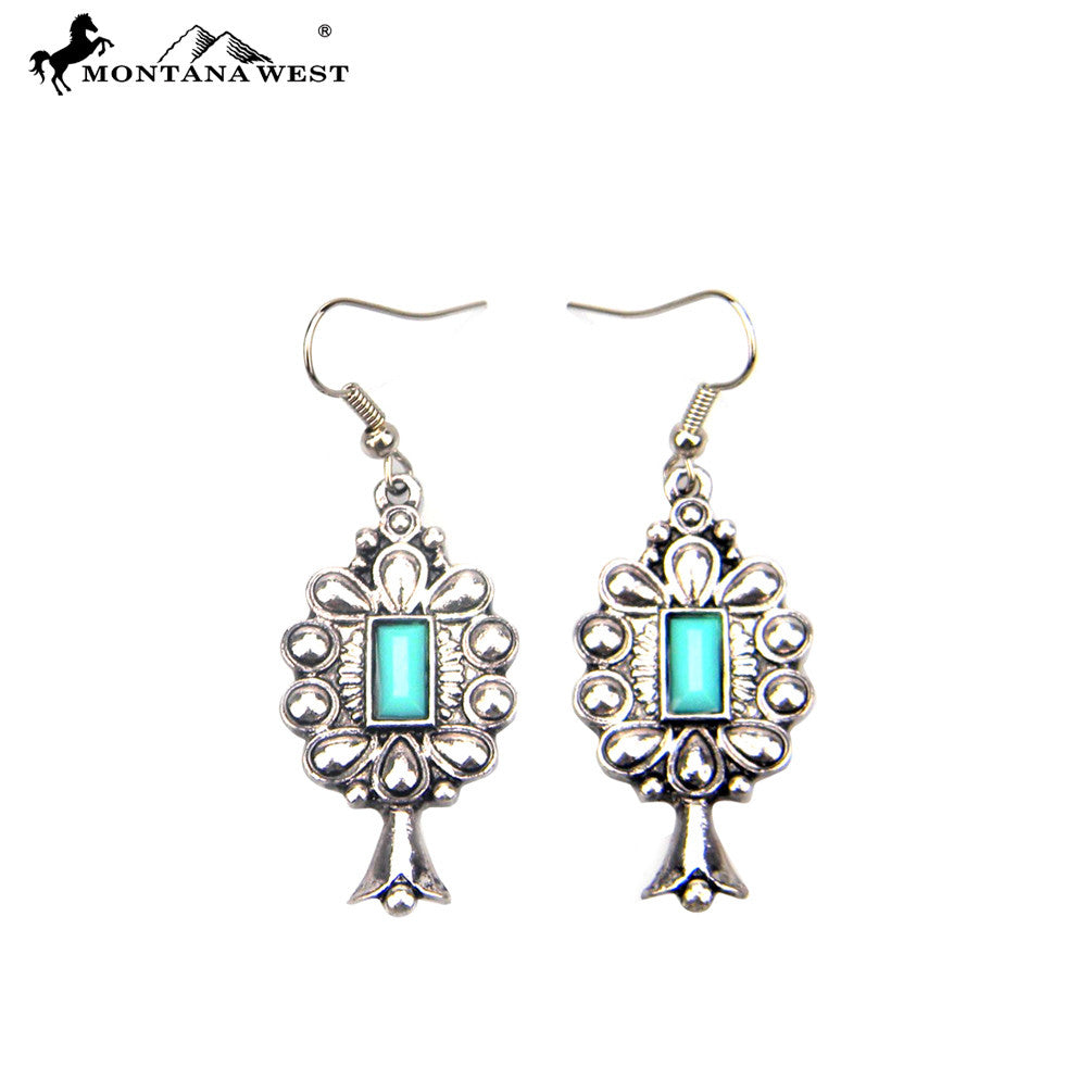 NKY160725-01  Squash Blossom Necklace With Earring Set TQ