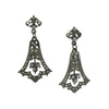 Elegant Black Toned Belle Epoch Hematite  Earrings from Downton Abbey Collection 17518 - Blanche's Place