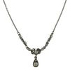 Downton Abbey Vintage Inspired Black Hematite Mourning Necklace