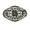 Vintage Inspired Black Hematite Filigree Pin-17583 - Blanche's Place