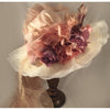 ANTIQUE TOURING HAT WITH FRENCH LAVENDER-40016 - Blanche's Place
