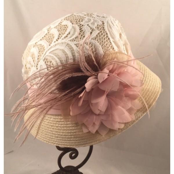 Ladies Vintage Inspired 1920's Cloche Hat-9340 - Blanche's Place