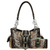 ABS-806 American Bling Buckle Collection Satchel and Wallet Set
