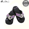 BD11-S087 Aztec Hand Beaded Collection Flip Flops BY CASE