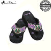 BD11-S092 Aztec Hand Beaded Collection Flip Flops BY CASE