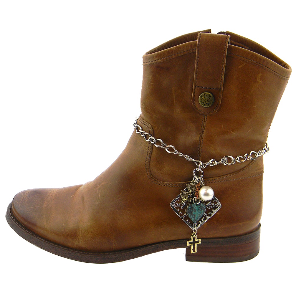 BOT180315-09  WESTERN CHARMS BOOT CHAIN