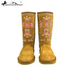 BST-033  Montana West Embroidered Collection Boots Brown