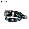 BT-018B Montana West Western Aztec Collection Belt-By Size