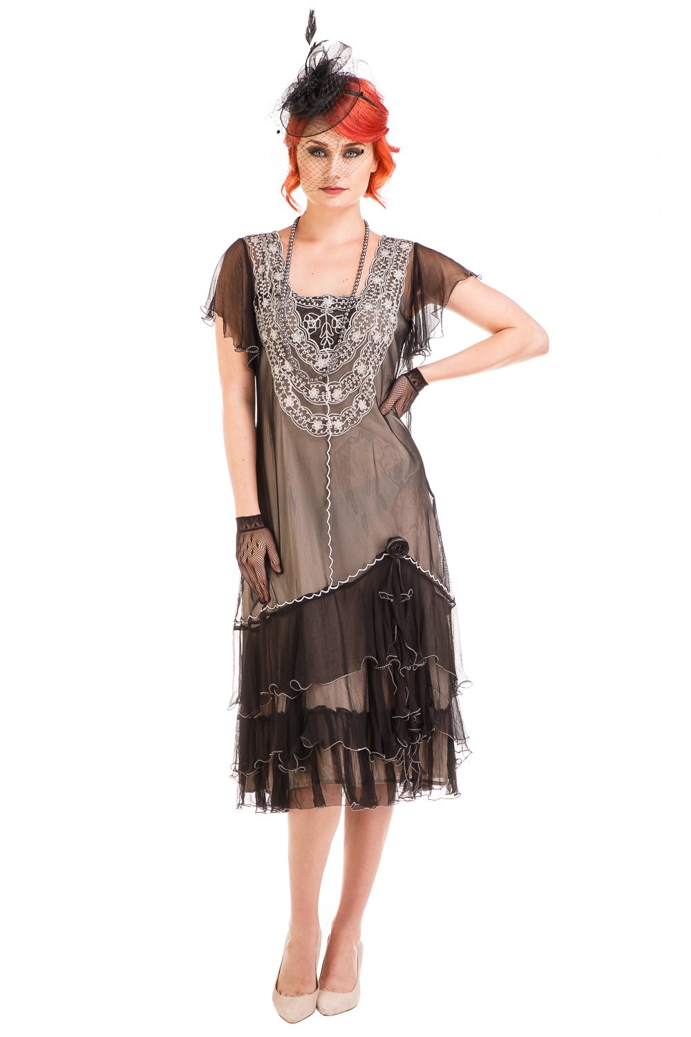 Nataya 1920's Vintage Inspired Dress-AL283
