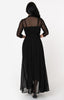 I Love Lucy Black Vintage Inspired Hostess Gown-BP2A