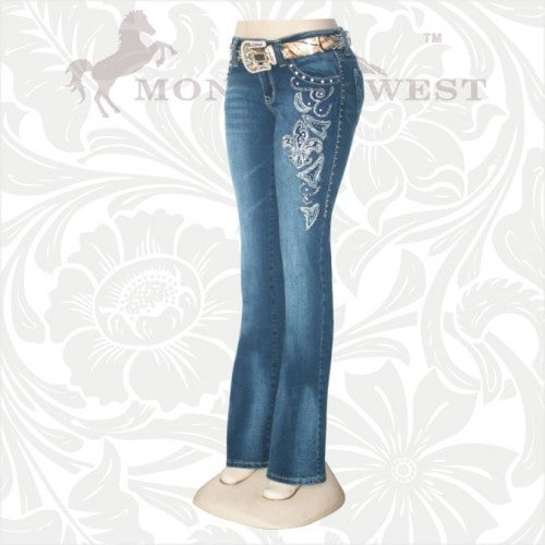 JN-TR014 Stretchy Hip Hugger Denim Trinity Ranch Jeans