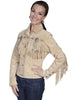 Scully Western Fringe Jacket with Old West Conchos and Beaded Trim-L152 - Blanche's Place
