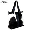 LEA-6036 Delila 100% Genuine Leather Hair-On Hide Collection Tote