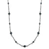 Downton Abbey Inspired Opera Length Jet Black Necklace-17645 - Blanche's Place