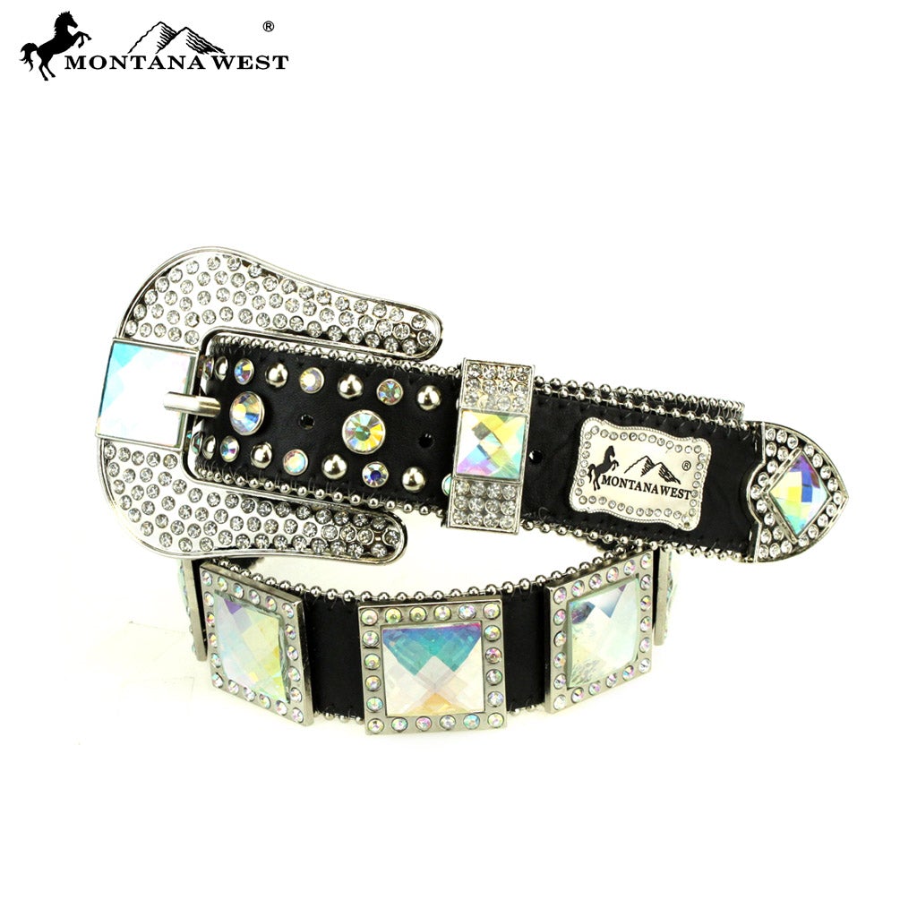 ME-B03-S045 Montana West Western Bling Bling Belt