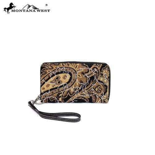 MW47-W003 Montana West Western Bling Bling Collection Wallet