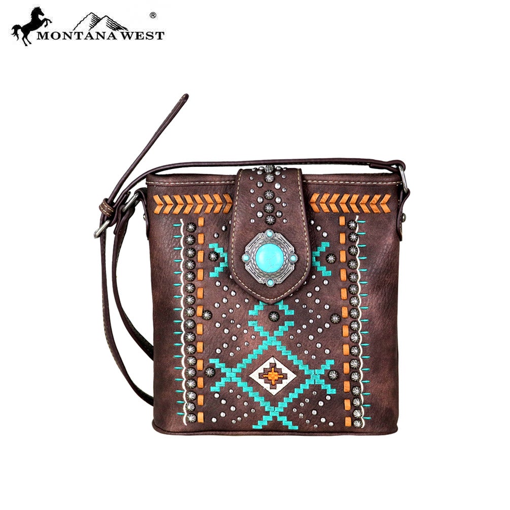 MW690-8360 Montana West Aztec Collection Crossbody