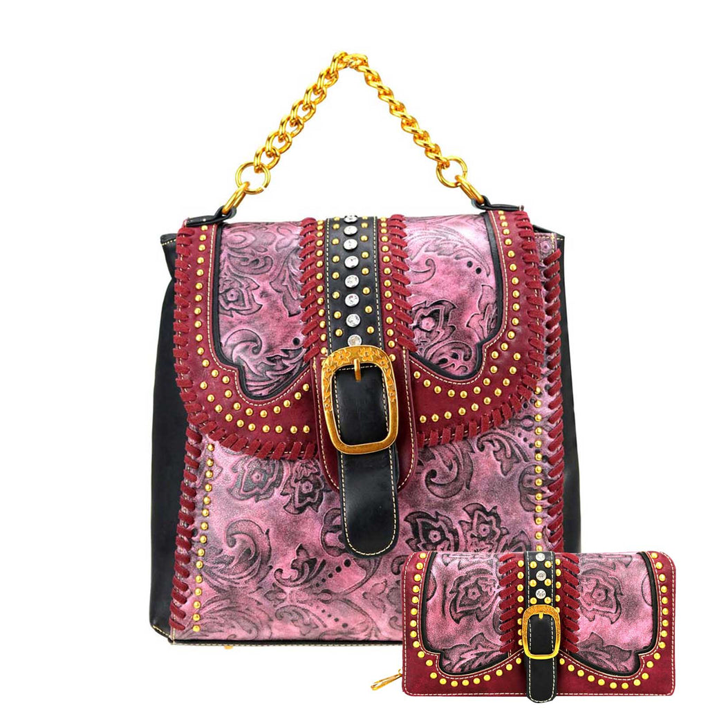 HW-MW728-9110  Montana West Handbag and Wallet Set