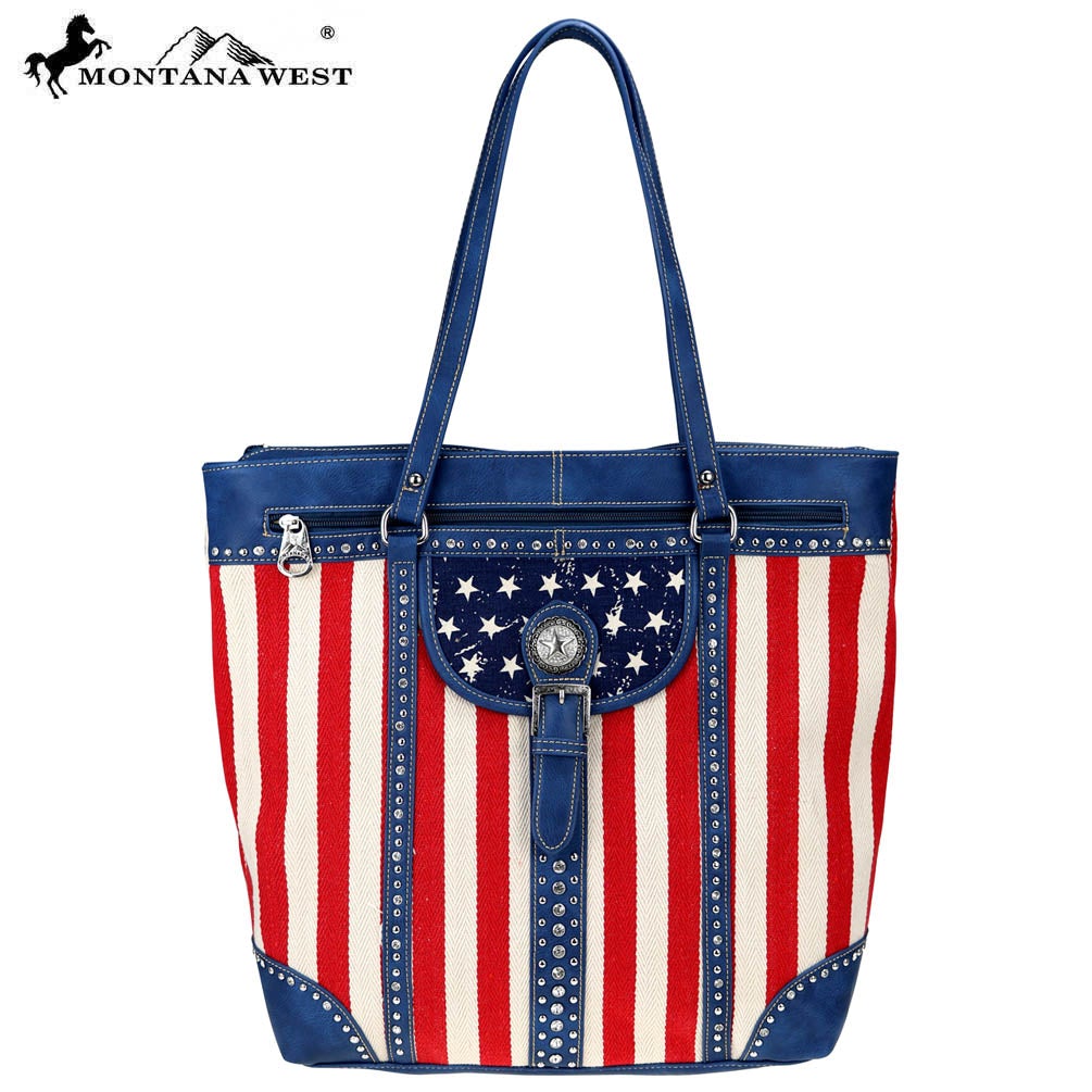 MW730-8485 Montana West American Pride Collection Tote