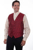 Men's Red Vintage Inspired Vest