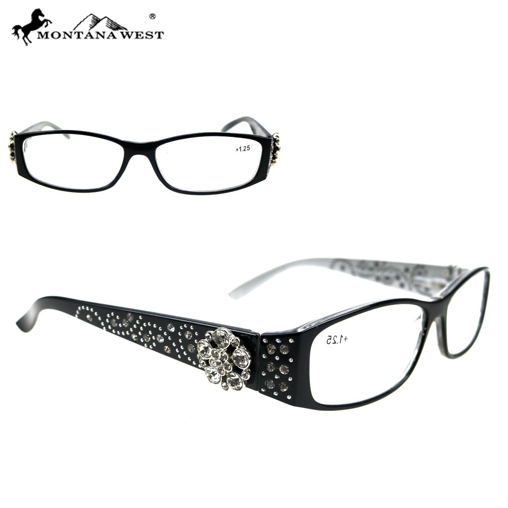RG-015 Montana West  Crystal Concho Collection Reading Glass