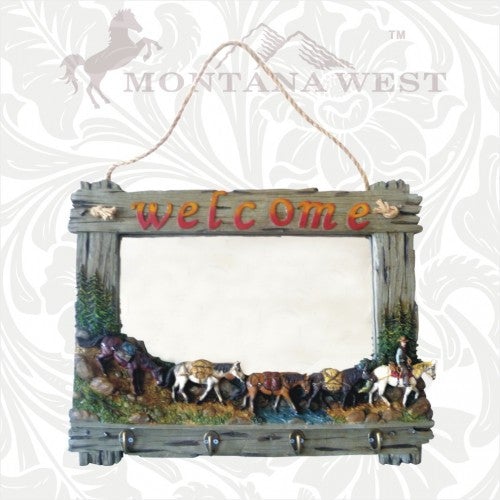 RS-MR002 Montana West Resin Western "Welcome" Wall Mirror